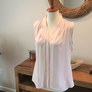 Blush, Calvin Klein top